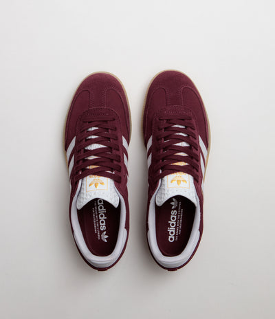 Adidas Samba ADV Shoes - Shadow Red / FTWR White / Maroon