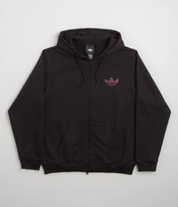 Adidas Shmangry Zip Hoodie in Black and Shadow Red