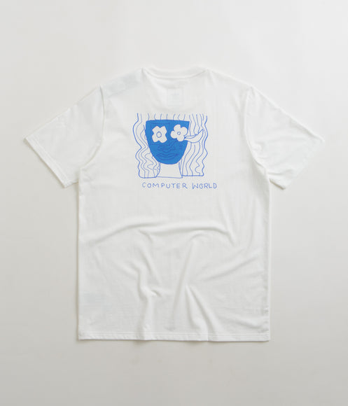 Adidas Shmoofoil Art T-Shirt - White / Bluebird / Royal Blue