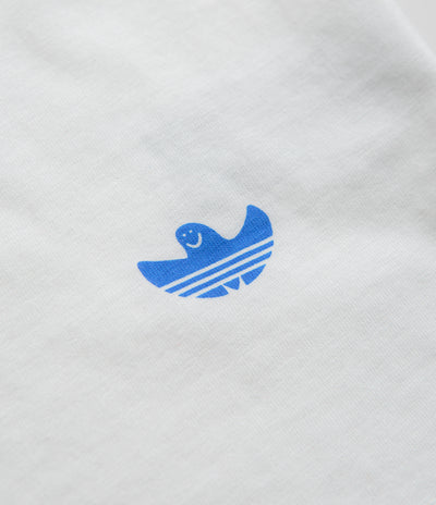 Adidas Shmoofoil Art T-Shirt - White / Bluebird / Royal Blue