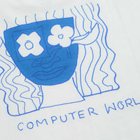 Adidas Shmoofoil Art T-Shirt - White / Bluebird / Royal Blue thumbnail