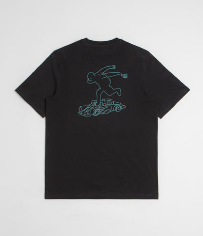 Adidas Shmoofoil Gonz Speedy T-Shirt in Black and Preloved Teal
