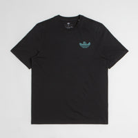 Adidas Shmoofoil Gonz Speedy T-Shirt in Black and Preloved Teal thumbnail