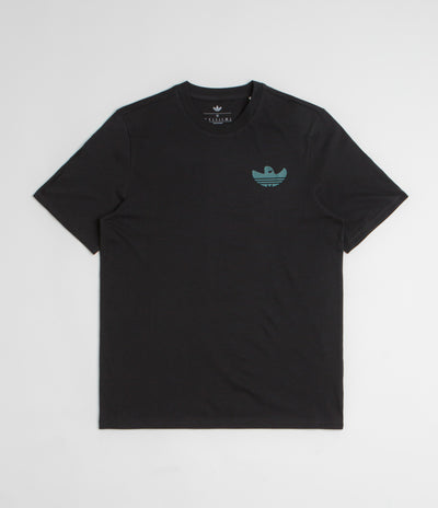 Adidas Shmoofoil Gonz Speedy T-Shirt in Black and Preloved Teal