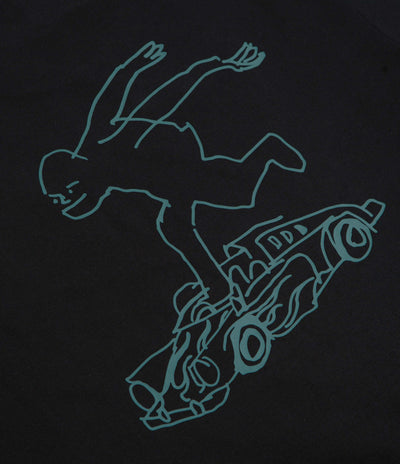 Adidas Shmoofoil Gonz Speedy T-Shirt in Black and Preloved Teal