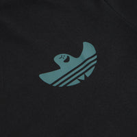 Adidas Shmoofoil Gonz Speedy T-Shirt in Black and Preloved Teal thumbnail