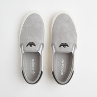 Adidas Shmoofoil Slip Shoes - Solid Grey / Cloud White / Core Black thumbnail