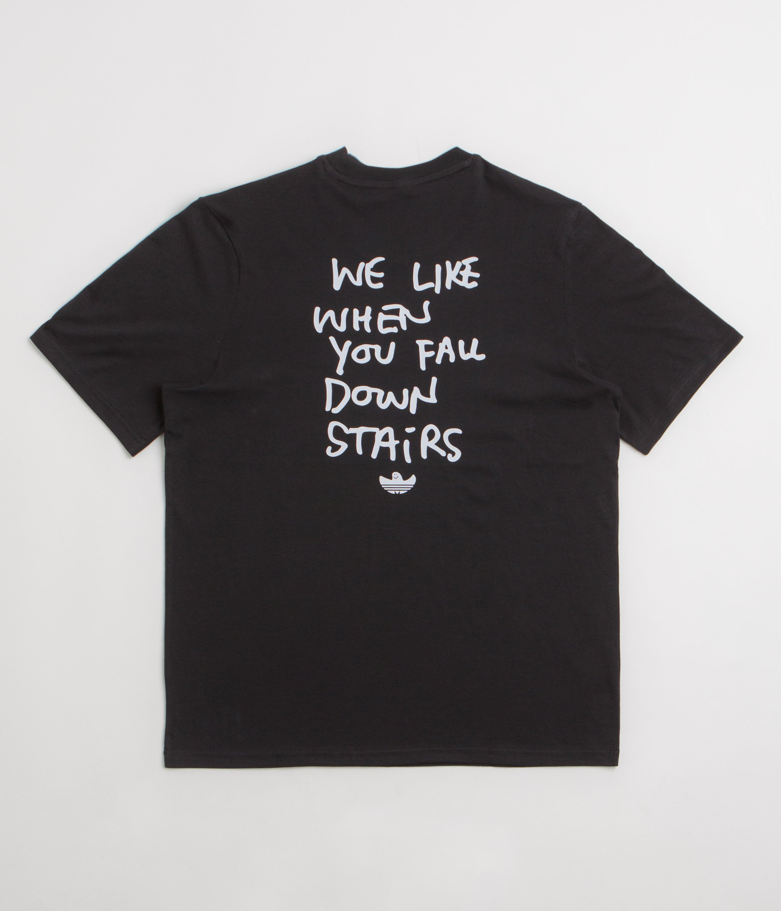 Adidas Shmoofoil Stairs T-Shirt in Black and White