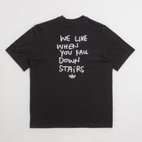 Adidas Shmoofoil Stairs T-Shirt in Black and White thumbnail