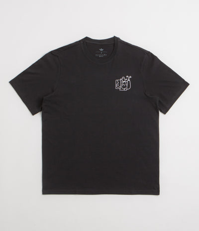 Adidas Shmoofoil Stairs T-Shirt in Black and White