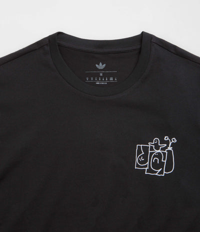 Adidas Shmoofoil Stairs T-Shirt in Black and White
