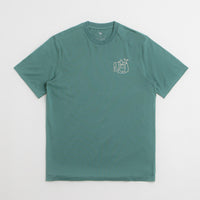 Adidas Shmoofoil Stairs T-Shirt in Preloved Teal and Alumina thumbnail