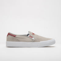 Adidas Shmooofoil Slip-On Shoes in Putty Beige and Preloved Ruby / Wonder Alumina thumbnail