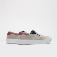 Adidas Shmooofoil Slip-On Shoes in Putty Beige and Preloved Ruby / Wonder Alumina thumbnail