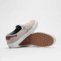 Adidas Shmooofoil Slip-On Shoes in Putty Beige and Preloved Ruby / Wonder Alumina thumbnail