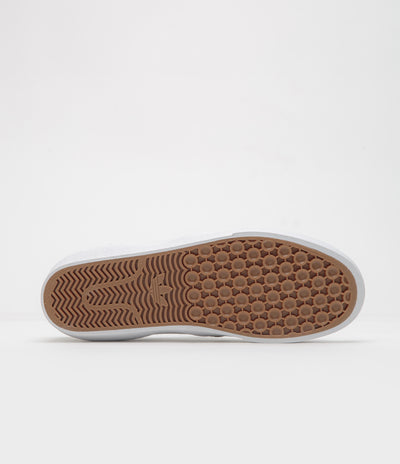 Adidas Shmooofoil Slip-On Shoes in Putty Beige and Preloved Ruby / Wonder Alumina