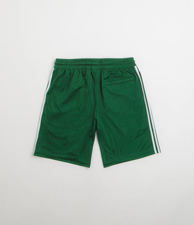 Adidas Skateboarding Classic Shorts in Dark Green and White