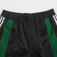 Adidas Skateboarding Football Shorts in Black and Dark Green / White thumbnail