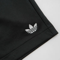 Adidas Skateboarding Football Shorts in Black and Dark Green / White thumbnail