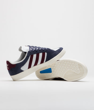 Adidas Superskate Low Shoes - Shadow Navy / Maroon / Crystal White