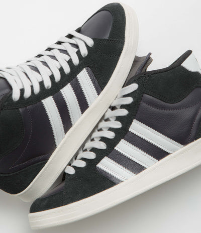 Adidas Superskate Shoes in Core Black and Crystal White / Off White