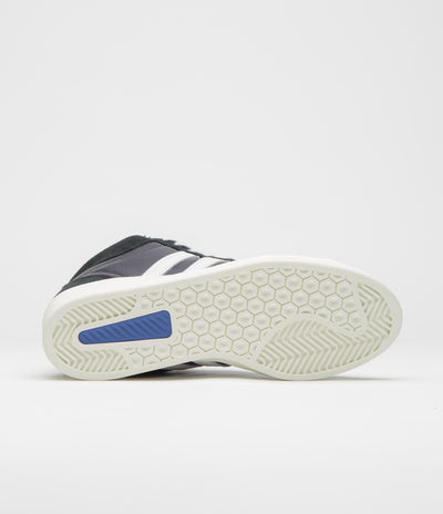 Adidas Superskate Shoes in Core Black and Crystal White / Off White