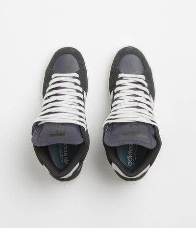 Adidas Superskate Shoes in Core Black and Crystal White / Off White