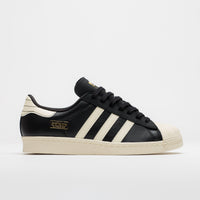 Adidas Superstar 80 ADV Shoes - Core Black / Cream White / Gold Metallic thumbnail