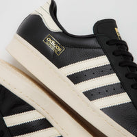 Adidas Superstar 80 ADV Shoes - Core Black / Cream White / Gold Metallic thumbnail
