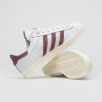 Adidas Superstar 80 ADV Shoes - Crystal White / Shadow Red / Off White thumbnail