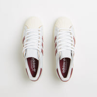 Adidas Superstar 80 ADV Shoes - Crystal White / Shadow Red / Off White thumbnail