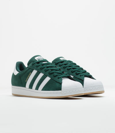 Adidas Superstar ADV Shoes in Aurora Ivy and FTWR White / Gold Metallic