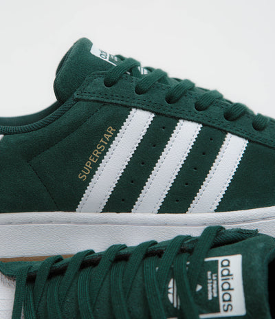 Adidas Superstar ADV Shoes in Aurora Ivy and FTWR White / Gold Metallic