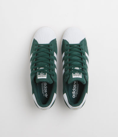 Adidas Superstar ADV Shoes in Aurora Ivy and FTWR White / Gold Metallic