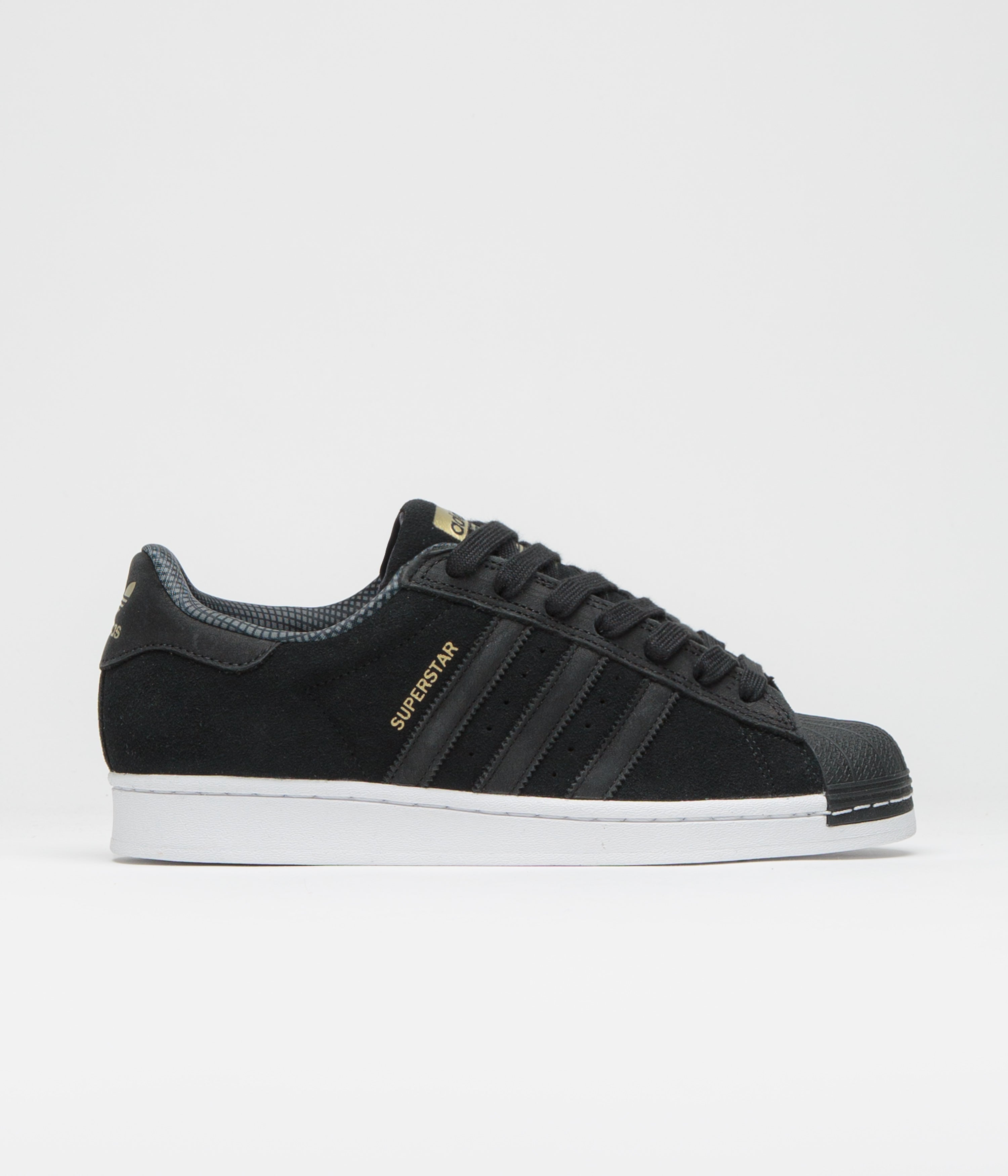 Adidas Superstar ADV Shoes in Core Black and Core Black / FTWR White