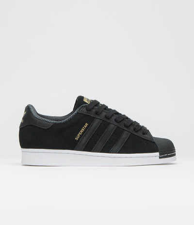 Adidas Superstar ADV Shoes in Core Black and Core Black / FTWR White