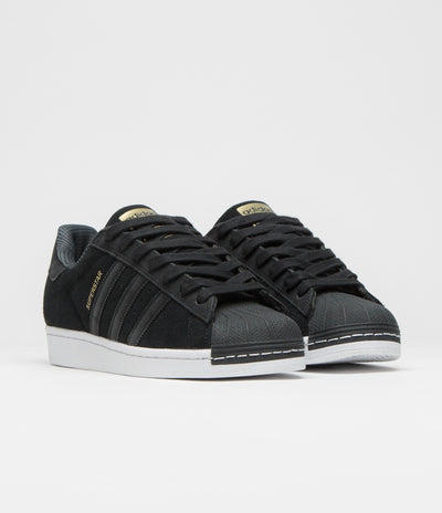 Adidas Superstar ADV Shoes in Core Black and Core Black / FTWR White