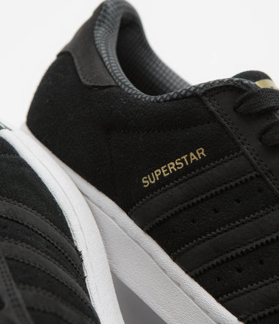 Adidas Superstar ADV Shoes in Core Black and Core Black / FTWR White
