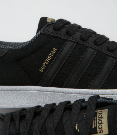 Adidas Superstar ADV Shoes in Core Black and Core Black / FTWR White