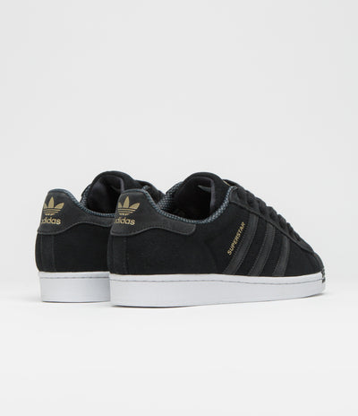 Adidas Superstar ADV Shoes in Core Black and Core Black / FTWR White