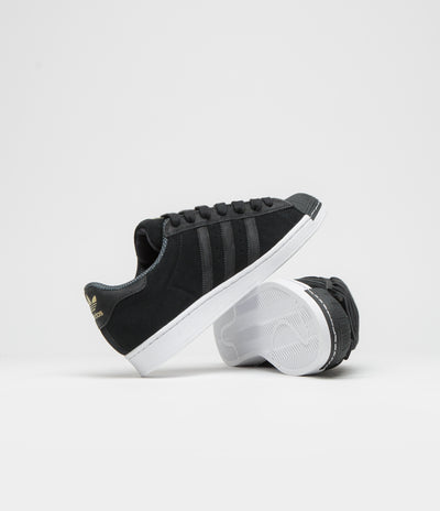 Adidas Superstar ADV Shoes in Core Black and Core Black / FTWR White