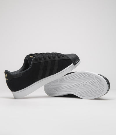 Adidas Superstar ADV Shoes in Core Black and Core Black / FTWR White