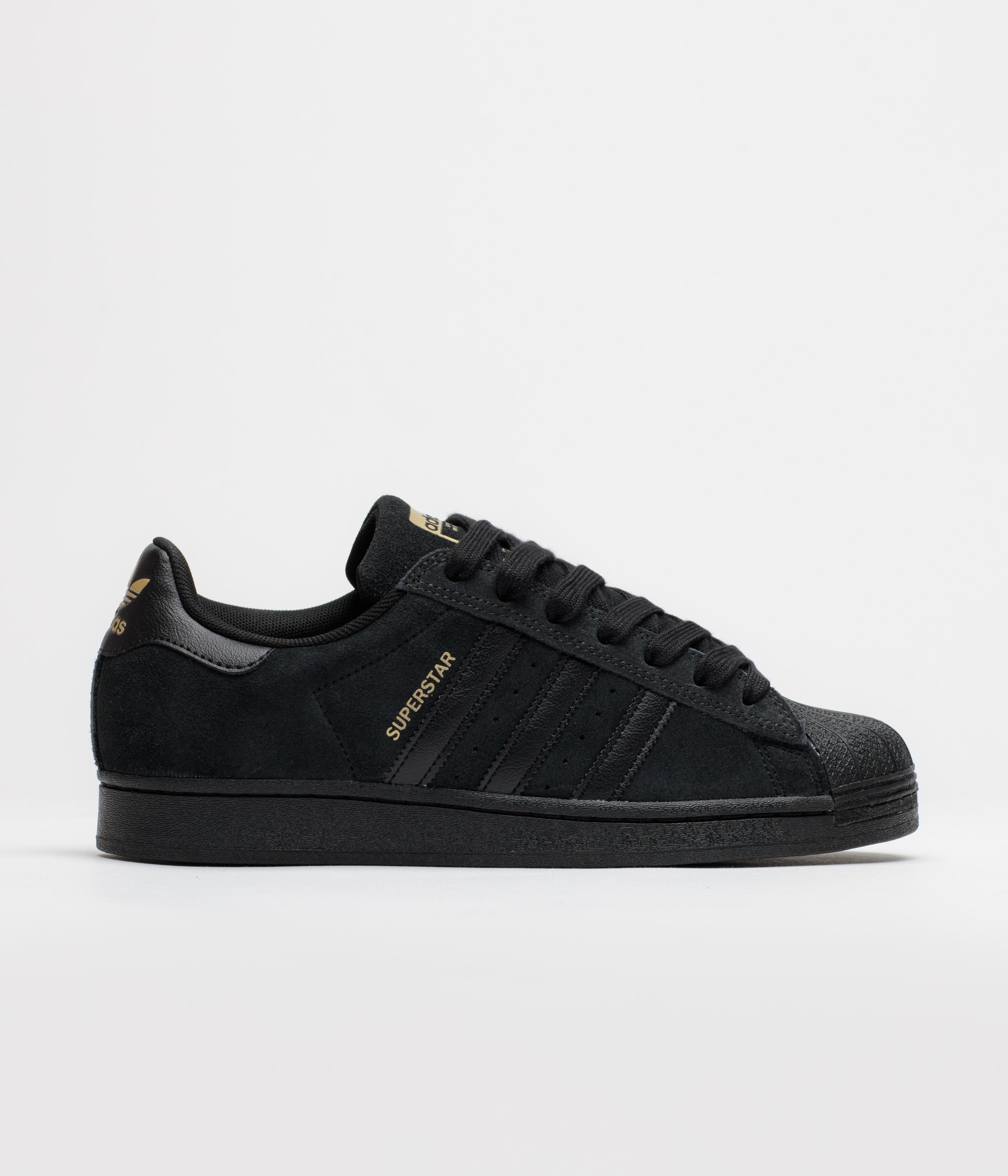 Adidas Superstar ADV Shoes - Core Black / Core Black / Gold Metallic