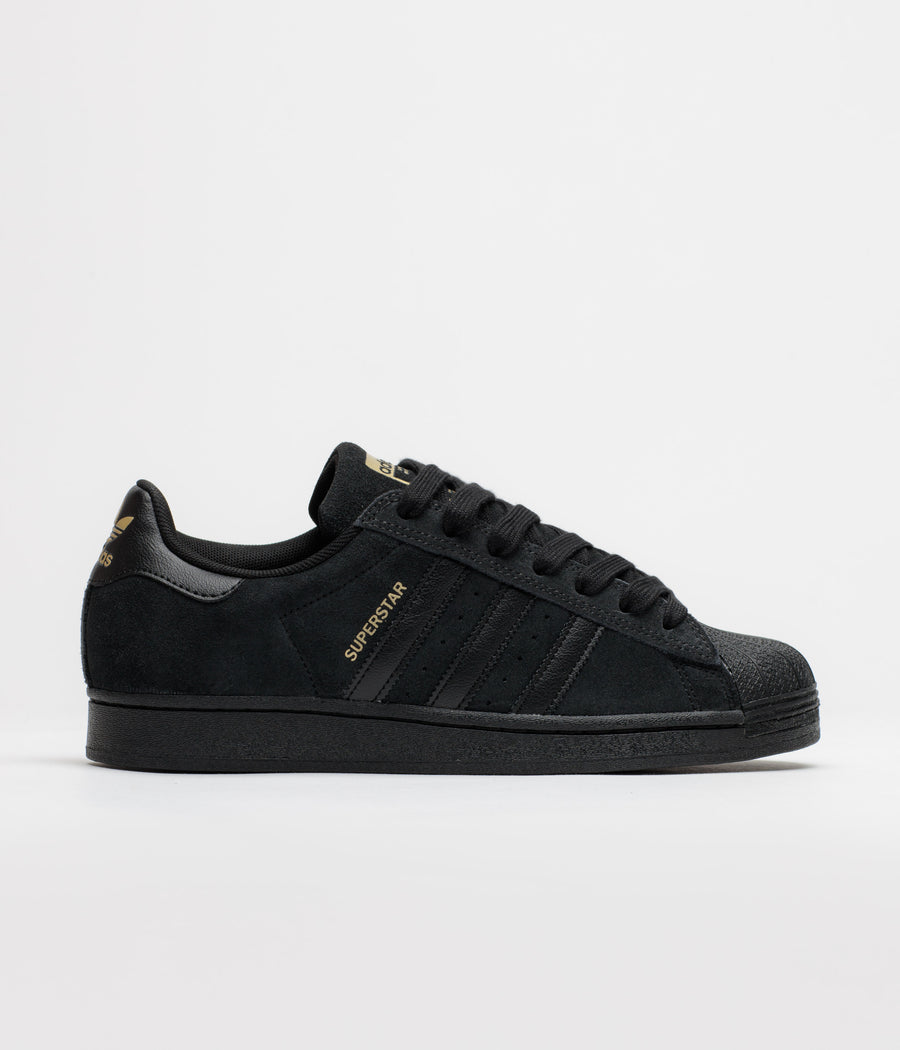 Adidas Superstar ADV Shoes - Core Black / Core Black / Gold Metallic
