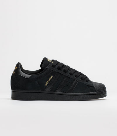 Adidas Superstar ADV Shoes - Core Black / Core Black / Gold Metallic