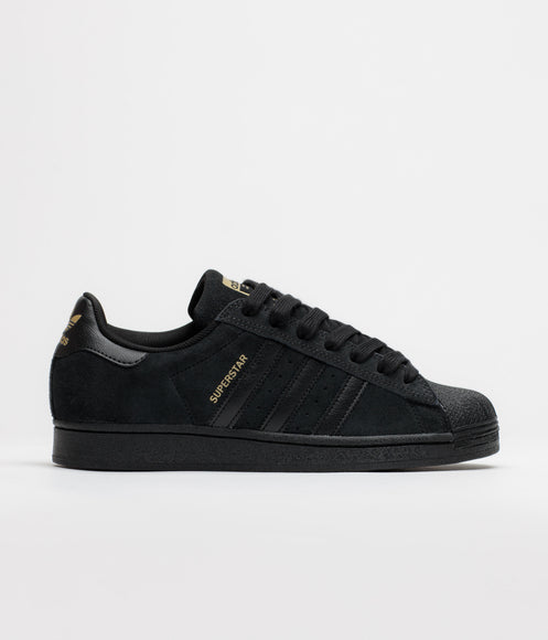Adidas Superstar ADV Shoes - Core Black / Core Black / Gold Metallic