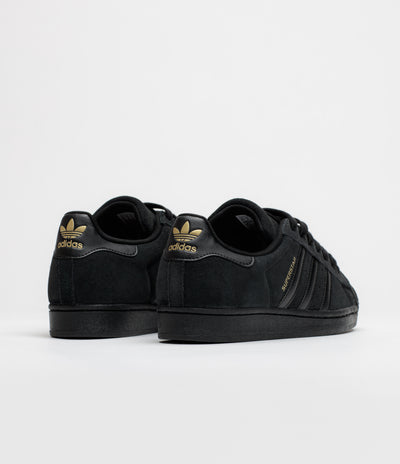 Adidas Superstar ADV Shoes - Core Black / Core Black / Gold Metallic