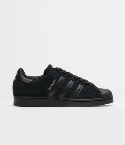 Adidas Superstar ADV Shoes - Core Black / Core Black / Gold Metallic