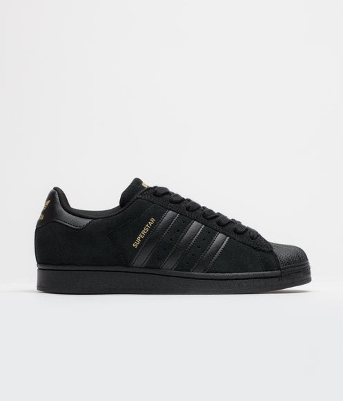 Adidas Superstar ADV Shoes - Core Black / Core Black / Gold Metallic