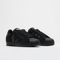 Adidas Superstar ADV Shoes - Core Black / Core Black / Gold Metallic thumbnail